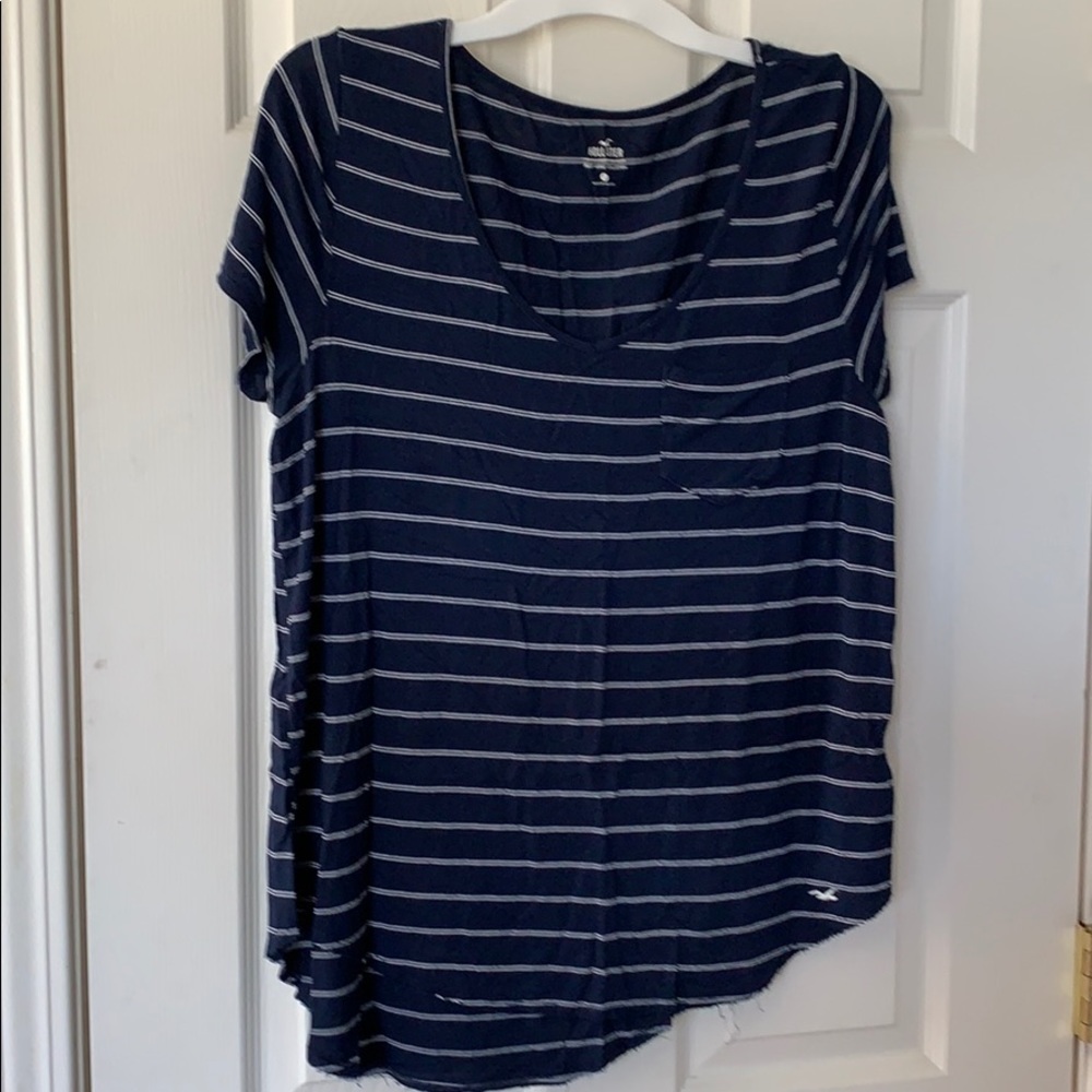 Navy Blue pocket tee